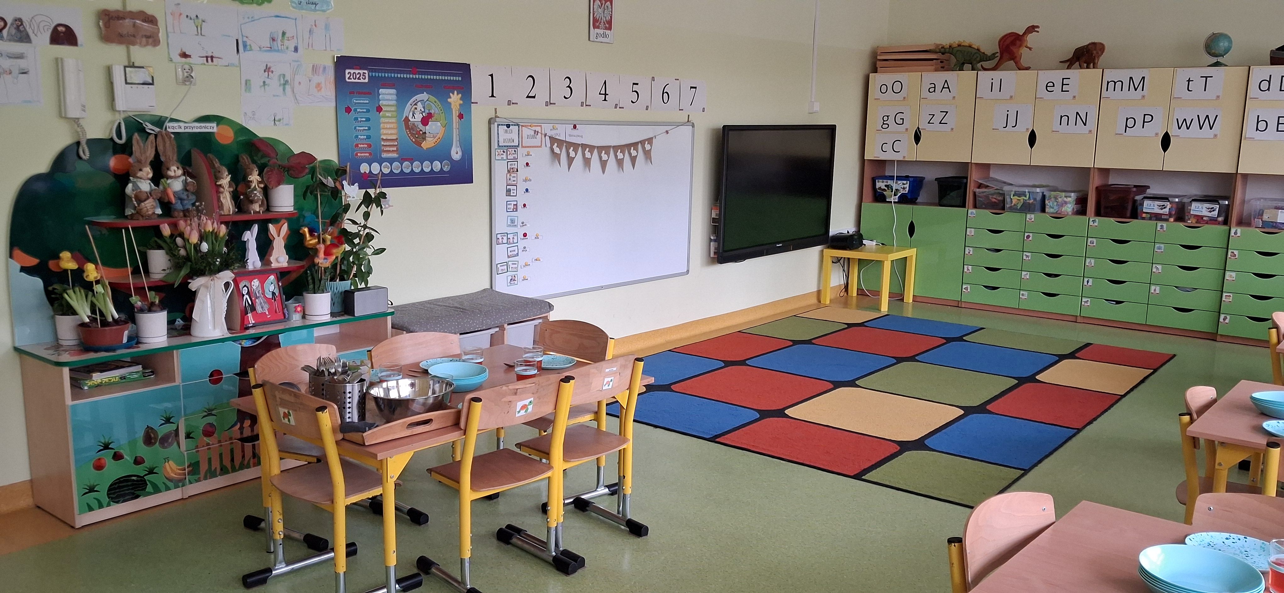 sala przedszkolna gr. 4 Żółwiki