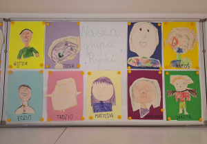 Portrety dzieci z grupy Rybek