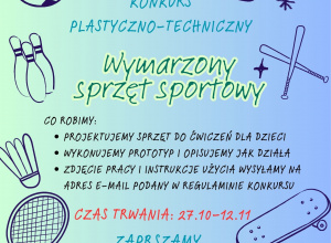 plakat ze szczegółami konkursu